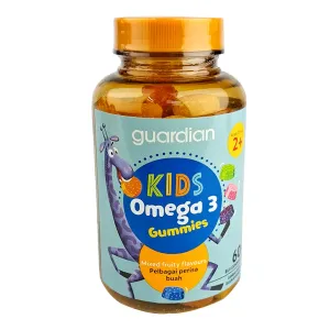 Guardian Kids Omega 3 Gummies Mixed Fruits Flavours 60 Biji Gummies